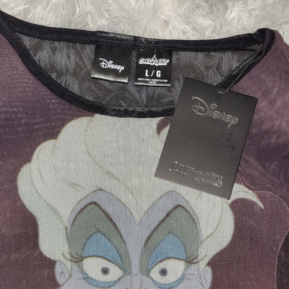 Disney The Little Mermaid Ursula Mesh Top - Picture 4 of 5